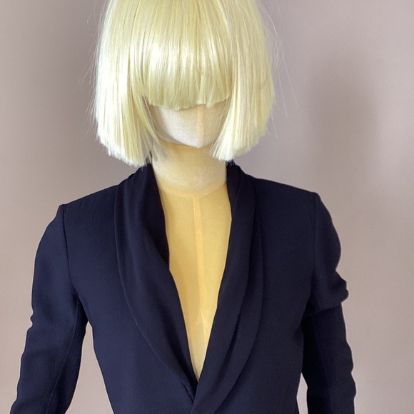 Rick Owens Black Shawl Collar Blazer SZ XS - Picture 4 of 5